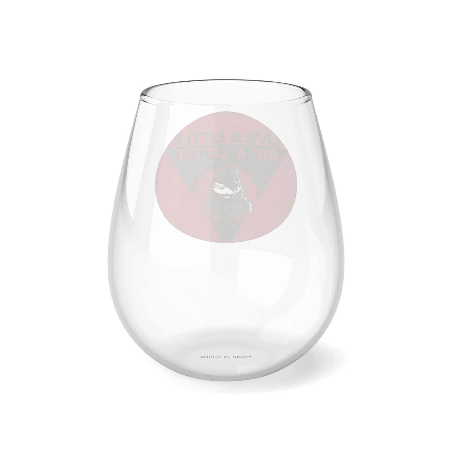 Logo Stemless Wine Glass, 11.75oz