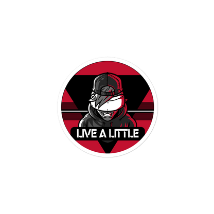 Livealittle logo stickers