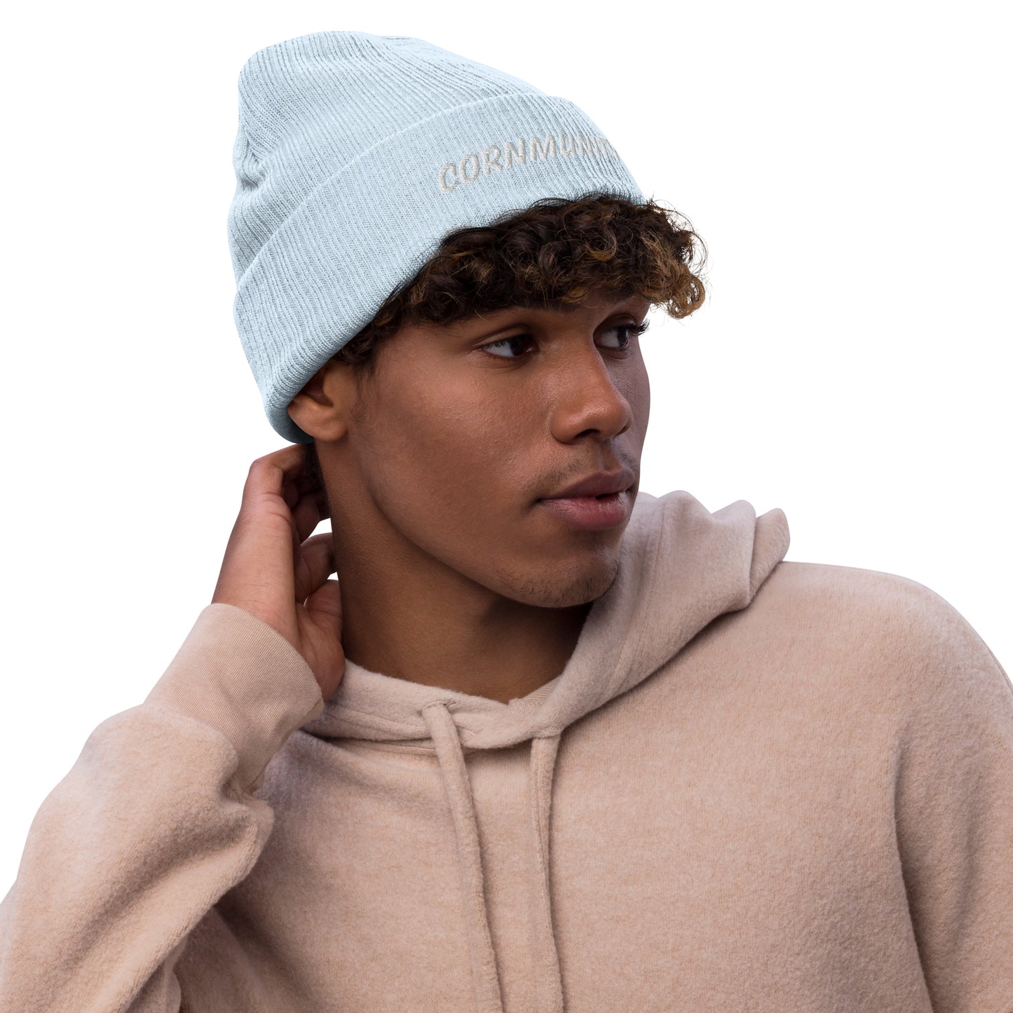 Cornmunity Ribbed Knit Beanie