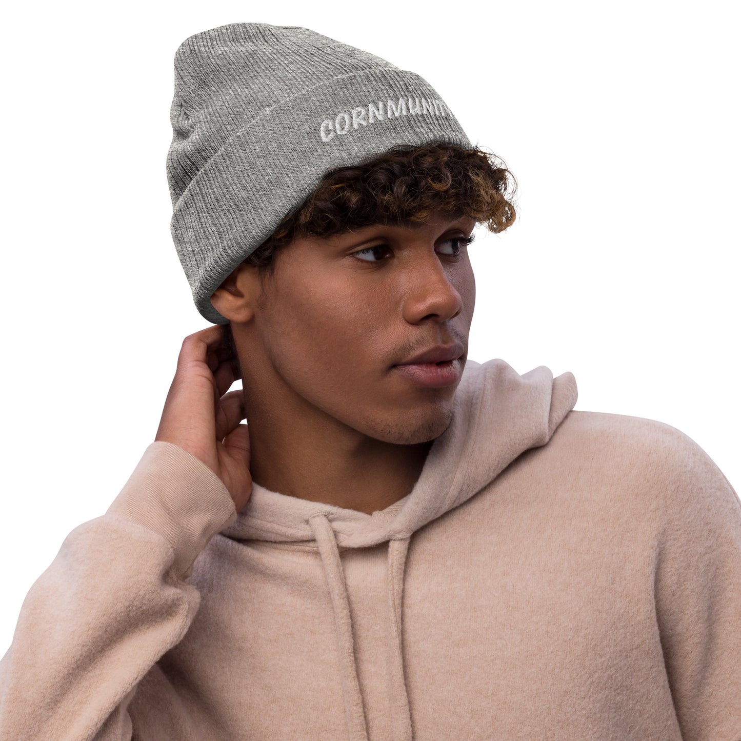 Cornmunity Ribbed Knit Beanie