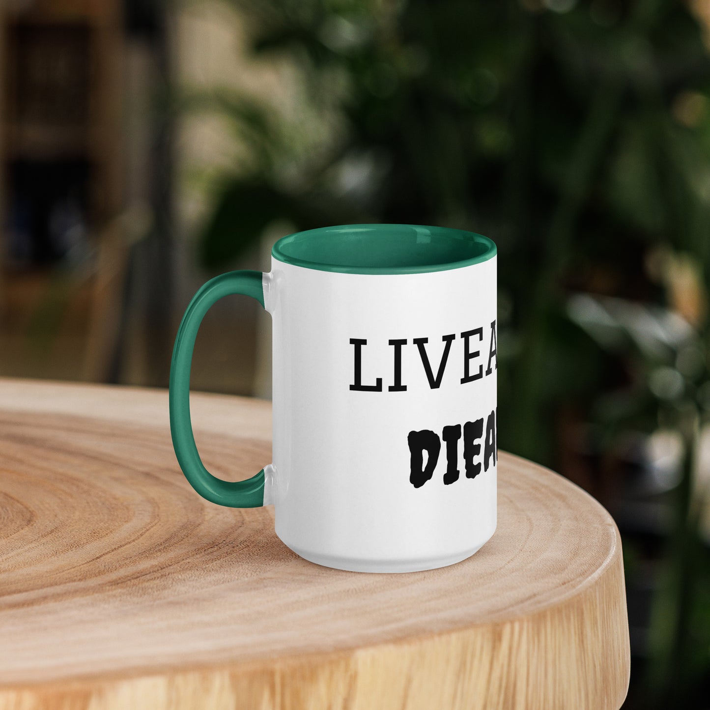 Live & Die Multicolor Mug